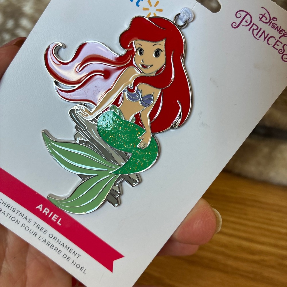 Hallmark Christmas Ornament Ariel Disney Princess Little Mermaid Metal Ornament - Picture 5 of 5